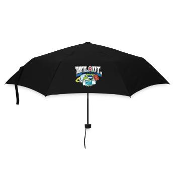 Nous voyageons au Honduras Voyage Matching Famille - Parapluie standard - noir - Devant