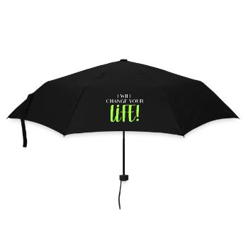 Je vais changer ta vie! - Parapluie standard - noir - Devant
