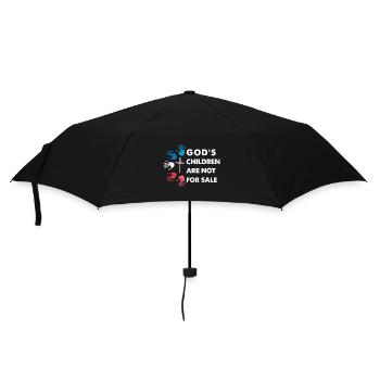 Les enfants de Dieu ne sont pas à vendre - Parapluie standard - noir - Devant