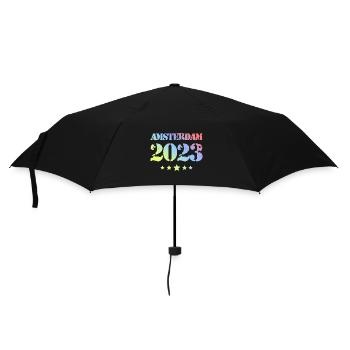 Amsterdam 2023 - Umbrella (small) - black - Front
