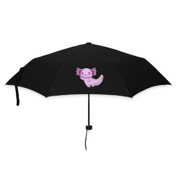 Purple Axolotl Design for Axolotl Lovers - Umbrella (small) - black - Front
