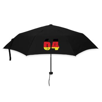 64 Number Jersey Germany - Umbrella (small) - black - Front