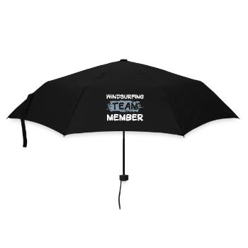 Équipe de planche à voile - Parapluie standard - noir - Devant