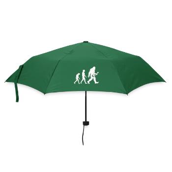 Cadeau pour les amateurs de dulcimer - Parapluie standard - vert bouteille - Devant