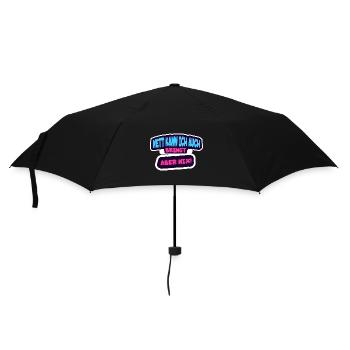 Je peux être gentil aussi, mais ça n’apporte rien - Parapluie standard - noir - Devant