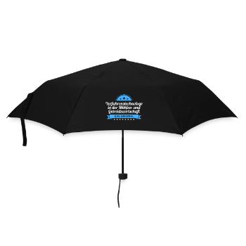 Müller Design für stolze Handwerker - Regenschirm (klein) - Schwarz - Vorne