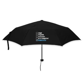 Schullehrer Lehrer - Regenschirm (klein) - Schwarz - Vorne
