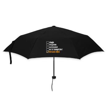 Nagetier Biberliebhaber Biber - Regenschirm (klein) - Schwarz - Vorne