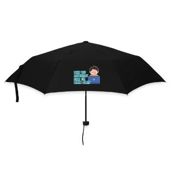 Work Screen Sharing Joke Design for Proud Pinoys - Umbrella (small) - black - Front