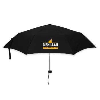 Muslim Bismillah - Regenschirm (klein) - Schwarz - Vorne