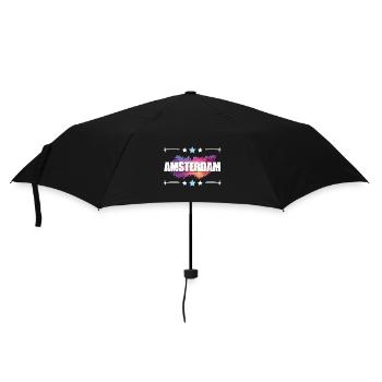Amsterdam - Parapluie standard - noir - Devant