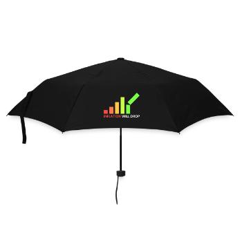 inflation will fall - Umbrella (small) - black - Front