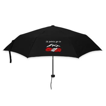 12 points go to Austria - Regenschirm (klein) - Schwarz - Vorne