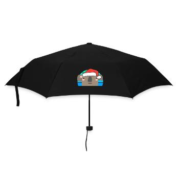 Koala de Noël - Parapluie standard - noir - Devant