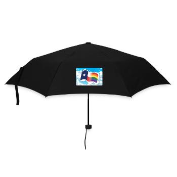 Texas Flag Pride Design für stolze LGBT+ Texaner - Regenschirm (klein) - Schwarz - Vorne