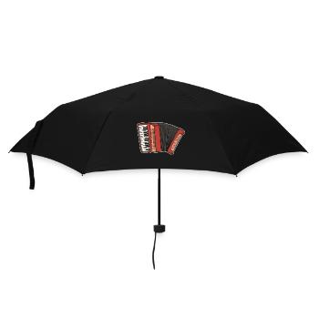 Akkordeon - Regenschirm (klein) - Schwarz - Vorne
