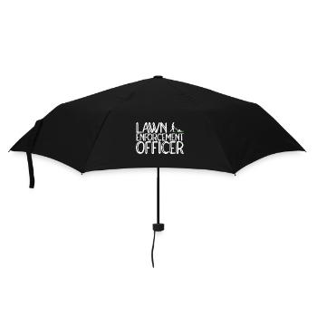 Lawn Mowing Lawn Mower Gardener - Umbrella (small) - black - Front