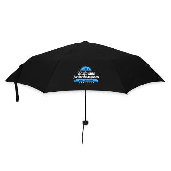Kaufmann Büromanagement Design für stolze Profis - Regenschirm (klein) - Schwarz - Vorne