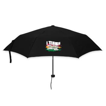 i I Teach Confident Bravery Equality Teacher Future - Umbrella (small) - black - Front
