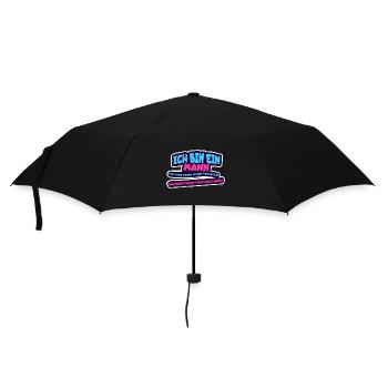 I'm a man, I can forget things - - Umbrella (small) - black - Front