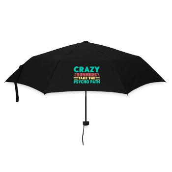 Running Crazy Runners Marathon Runner - Umbrella (small) - black - Front