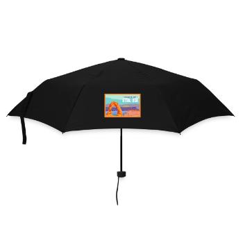 Utah Fil-Am design for proud Pinoys - Umbrella (small) - black - Front