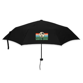 Kalifornien Surfen Santa Cruz - Regenschirm (klein) - Schwarz - Vorne