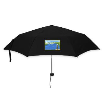 Maryland Fil-Am Design für stolze Pinoys - Regenschirm (klein) - Schwarz - Vorne