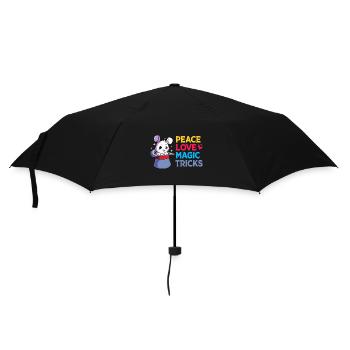 Zauberer - Regenschirm (klein) - Schwarz - Vorne