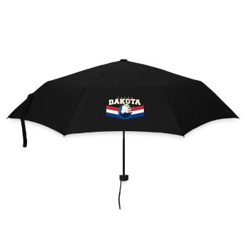 USA Flag Party in The USA Patriotic 4th of July - Umbrella (small) - black - Front