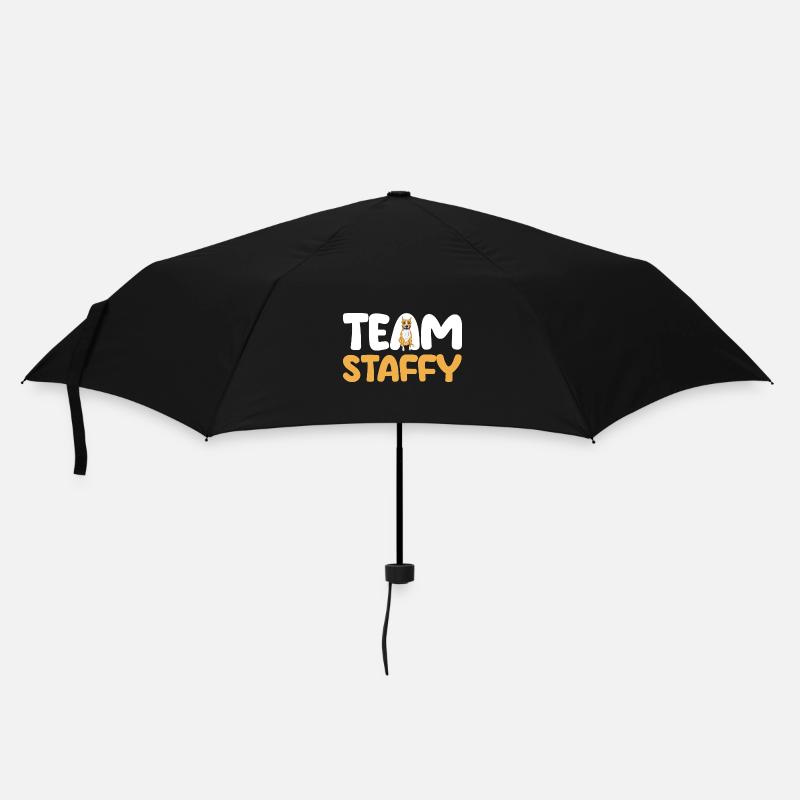 Chien Staffy - Parapluie standard - noir