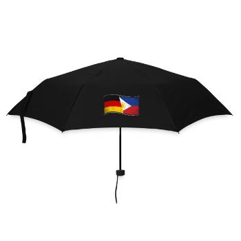 Philippinen Design für stolze Deutsch-Filipinos - Regenschirm (klein) - Schwarz - Vorne