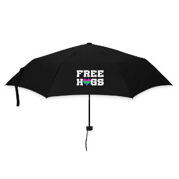 LGBT Rainbow Gay Pride Homo Lesbian Gay - Umbrella (small) - black - Front