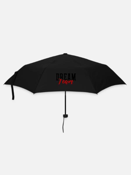 Dream Team - Regenschirm (klein) - Schwarz