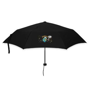 Drôle de géographie Le monde entier sur vos épaules - Parapluie standard - noir - Devant