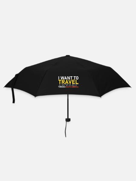 Voyage en Amérique du Sud - Parapluie standard - noir