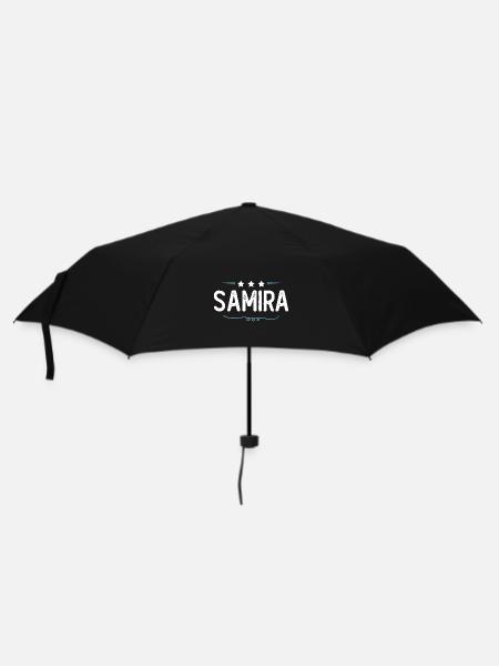 Samira - Regenschirm (klein) - Schwarz
