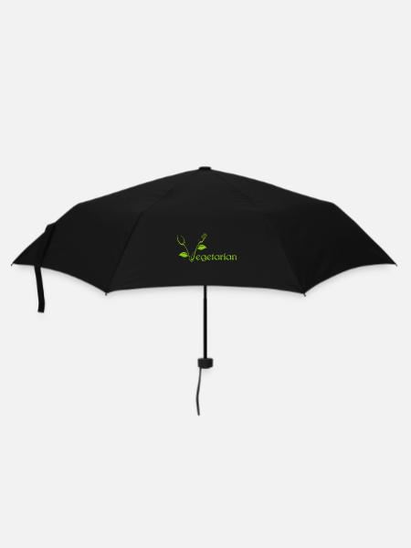 Proud To Be A Vegetarian - Umbrella (small) - black