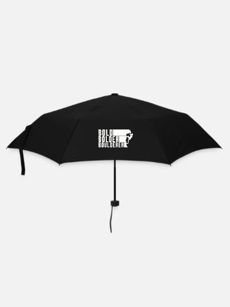 Bold Bolder Boulderer Bouldering Bouldering - Umbrella (small) - black