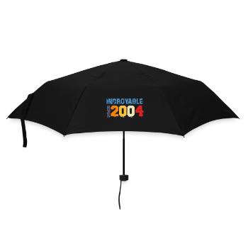 Depuis 2004 cadeau anniversaire 18 ans original - Parapluie standard - noir - Devant