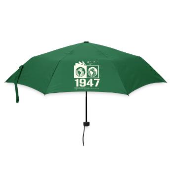 Jahrgang 1947 Retro Geburtstag Geschenk 1947 - Regenschirm (klein) - Flaschengrün - Vorne