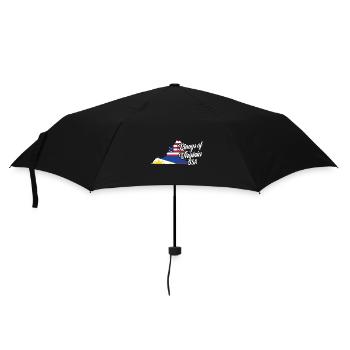 Filipinos of Virginia Design für stolze Fil-Ams - Regenschirm (klein) - Schwarz - Vorne