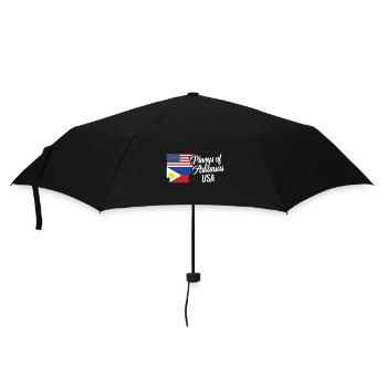 Filipinos by Arkansas Design for Proud Fil-Ams - Umbrella (small) - black - Front