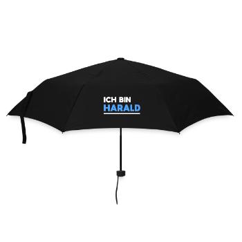 Harald Name Spruch für stolze Haralds - Regenschirm (klein) - Schwarz - Vorne