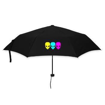 Rave Raver Techno music Techno bass Mixer - Umbrella (small) - black - Front