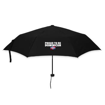 Proud To Be Dominican Flag Dominican - Umbrella (small) - black - Front