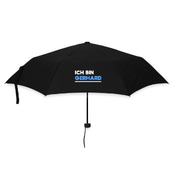 Gerhard Name Spruch für stolze Gerhards - Regenschirm (klein) - Schwarz - Vorne
