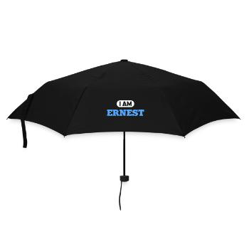 Ernest Name Spruch für stolze Ernests - Regenschirm (klein) - Schwarz - Vorne