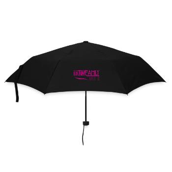 Mutter - stärkster Teil der Familie - Regenschirm (klein) - Schwarz - Vorne