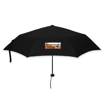 Motorrad Quad - Regenschirm (klein) - Schwarz - Vorne